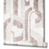 Non-woven wallpaper graphic cream beige brown 81631 3
