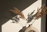 Non-woven wallpaper linen look cream apricot 82433 1