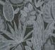 Vliestapete Blattmuster Textiloptik Schwarz Grau 39346-1 2