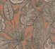 Non-woven wallpaper leaf pattern orange brown 39346-2 2