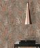 Non-woven wallpaper leaf pattern orange brown 39346-2 6