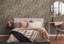 Vliestapete Blattmuster Textiloptik Braun Grau 39346-3 Schlafzimmer 7