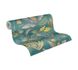 Non-woven wallpaper Floral jungle Petrol yellow 39348-3 4