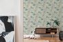 Vliestapete Floral Dschungel Beige Grün Blau 39348-4 Flur 7