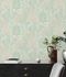 Vliestapete Blumen Blätter Floral Grün Rosa 39349-3 Büro 7