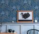 Vliestapete Blumen Blätter Floral Blau Grau 39349-4 Esszimmer 6