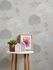 Non-woven wallpaper tropics trees grey white 39350-1 1