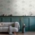 Non-woven wallpaper tropics trees grey white 39350-1 6