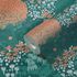 Non-woven wallpaper tropics trees green orange 39350-3 5