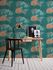 Non-woven wallpaper tropics trees green orange 39350-3 6