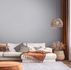 Vliestapete Leinen Optik Uni Grau Blau 39351-9 Wohnzimmer 7