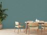 Vliestapete Textil Struktur Einfarbig Petrol 39354-2 Esszimmer 7
