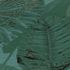 Non-woven wallpaper leaves petrol green gold 39355-3 3