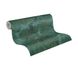 Non-woven wallpaper leaves petrol green gold 39355-3 4