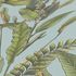 Non-woven wallpaper leaf pattern blue green 39413-3 3
