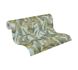 Non-woven wallpaper leaf pattern blue green 39413-3 4
