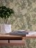 Non-woven wallpaper leaves flowers green white 39424-1 5