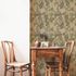 Non-woven wallpaper leaves flowers green white 39424-1 7