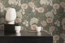 Non-woven wallpaper vintage flowers purple green 39426-3 6