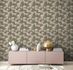 Non-woven wallpaper vintage flowers purple green 39426-3 1