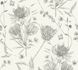 Vliestapete Blumen Floral Skizze Weiß Schwarz 39427-2 2