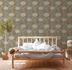 Vliestapete Dschungel Blumen Grün Rot Blau 39428-1 Schlafzimmer 7