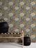 Non-woven wallpaper jungle flowers black green 39428-2 5