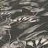 Non-woven wallpaper branches leaves black white 39430-2 3