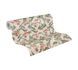 Non-woven wallpaper branches leaves pink green 39430-3 4