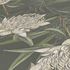 Vliestapete Blumen Blüten Blätter  Grün Weiß 39432-1 Detail 3