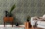 Non-woven wallpaper tropics jungle green purple 39433-1 8