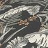 Vliestapete Tropisch Blätter Farne Schwarz Creme 39434-1 Detail 3