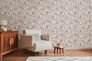 Non-woven wallpaper tropical leaves orange cream 39434-2 5