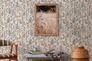 Non-woven wallpaper tropical leaves orange cream 39434-2 6