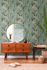 Non-woven wallpaper jungle leaves turquoise green 39436-4 1