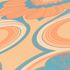Non woven wallpaper flowers retro beige turquoise 39530-2 3