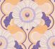Vliestapete Blumen Damast Retro Orange Lila 39530-3 2