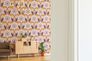 Vliestapete Blumen Damast Retro Orange Lila 39530-3 Flur 7