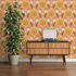 Vliestapete Blumen Damast Retro Braun Gelb 39530-4 Flur 6