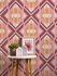 Non woven wallpaper diamonds geometric orange pink 39531-1 1