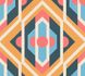 Non woven wallpaper diamonds geometric orange blue 39531-4 2