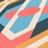 Non woven wallpaper diamonds geometric orange blue 39531-4 3