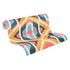 Non woven wallpaper diamonds geometric orange blue 39531-4 4