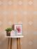 Vliestapete Raute Linien Grafik Beige Orange 39532-3 Raum 5