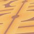 Non woven wallpaper tiles optics brown orange 39533-4 3