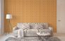Non woven wallpaper tiles optics brown orange 39533-4 8