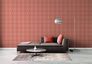 Vliestapete Geometrisch Rauten Oval Rot Apricot 39534-4 Zimmer 8