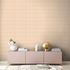 Vliestapete Geometrisch Rauten Oval Rosa Beige 39534-5 Wohnzimmer 5