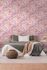 Non woven wallpaper floral pattern purple pink 39535-1 8
