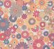 Non woven wallpaper floral pattern red orange 39535-4 2